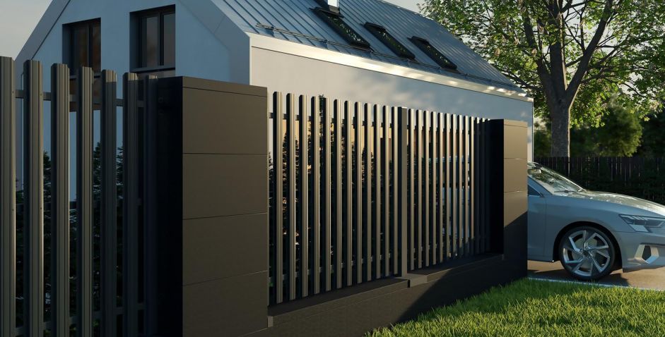 Aluzinc нестандартный забор