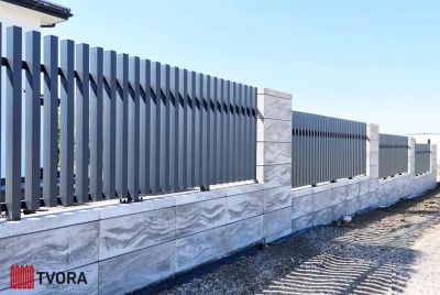 бетонный забор