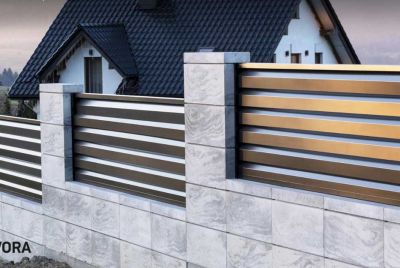 бетонные заборы Roma Mega