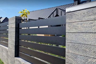 бетонные блочки забора